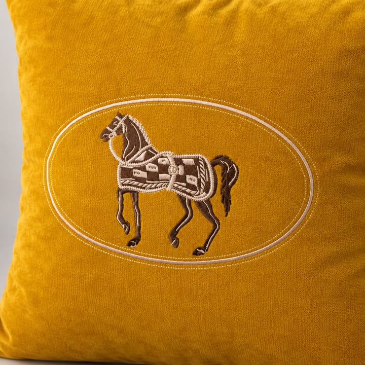 The Embroidered Horse Pillow Cover