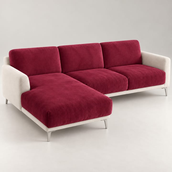 The Plush Velvet Sectional Cushion Cover, Wine red