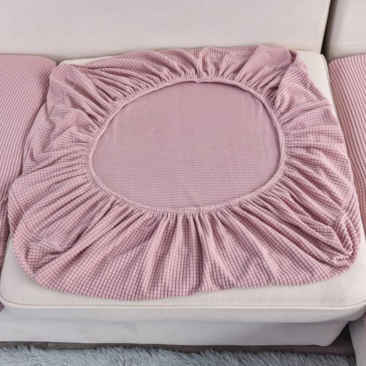 The Grid Plush Velvet Cushion Cover