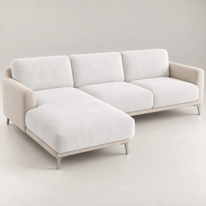 The Plush Velvet Sectional Cushion Cover, Milky white