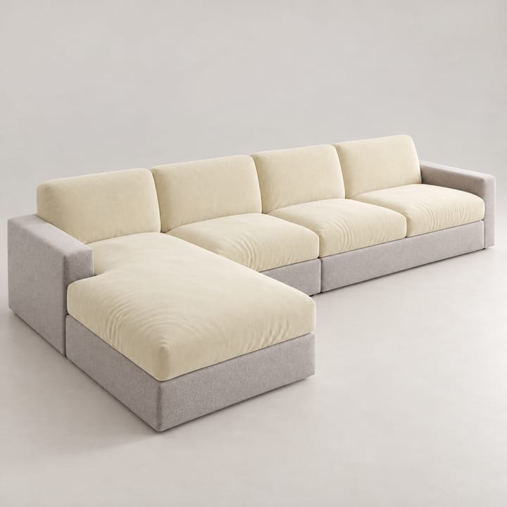 The Plush Velvet Cushion Cover, Cream
