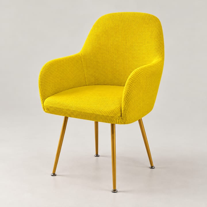 The Corn-Grain Waterproof Chair Cover, Golden yellow