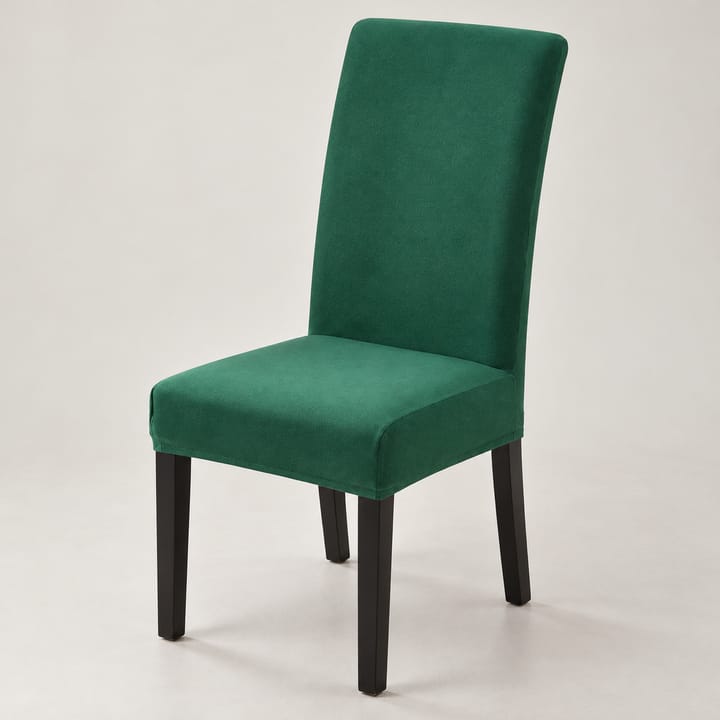The Stretch Knit Dining Chair Cover, Dark green