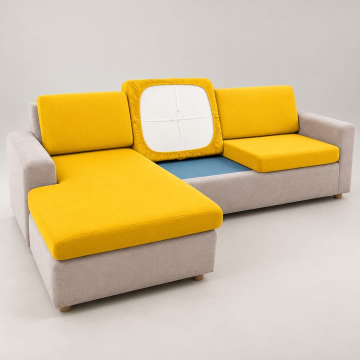 The Smooth Stretch Cushion Cover, Sunflower