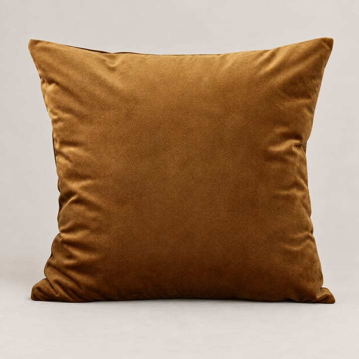 The Solid Velvet Pillow Cover, Dark brown