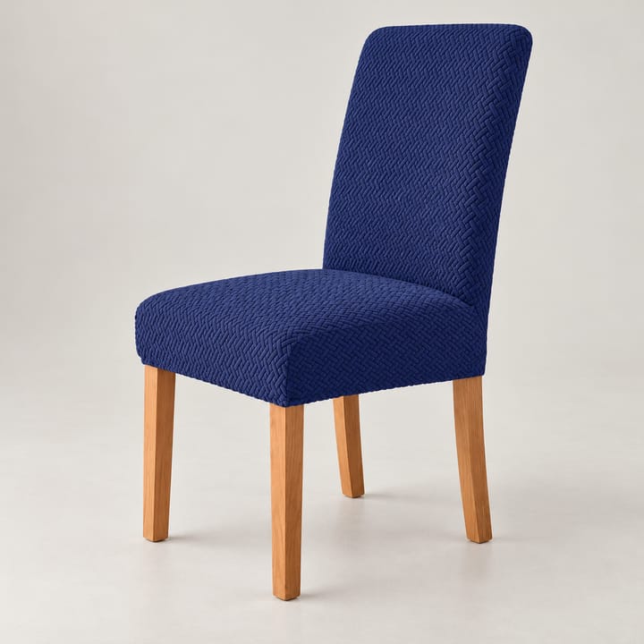 The Jacquard Stretch Dining Chair Cover, Blue