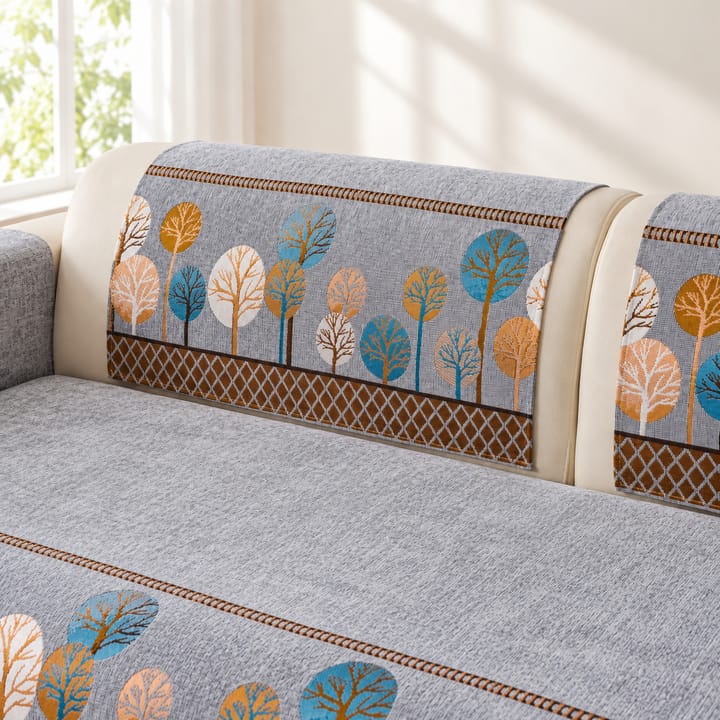The Tree Jacquard Chenille Seat Cover