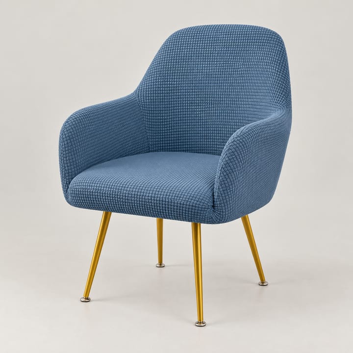 The Corn-Grain Waterproof Chair Cover, Blue