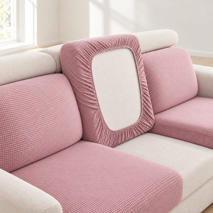 The Grid Plush Velvet Cushion Cover