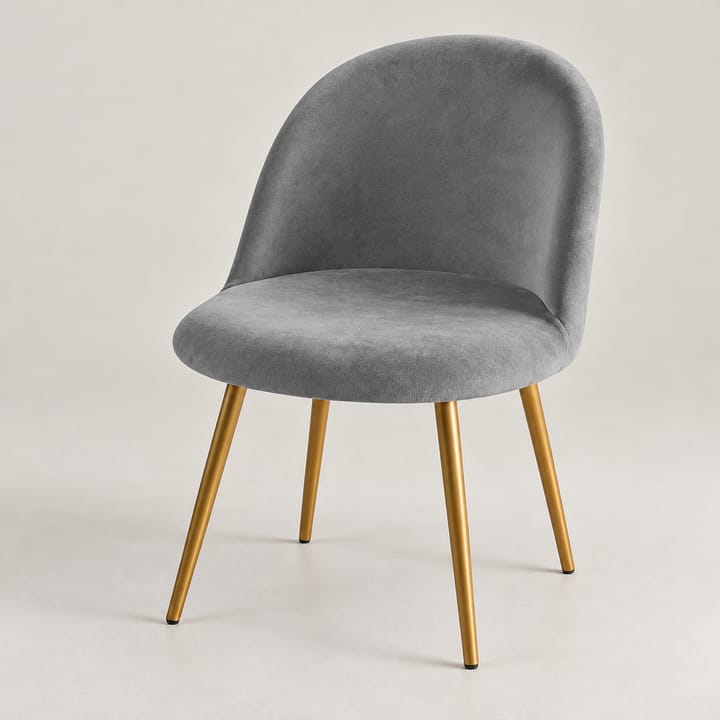 The Velvet Curve Dining Chair Cover
