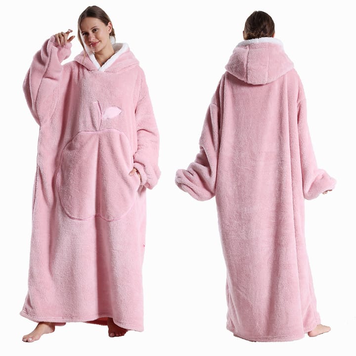 The Hooded Fleece Wearable Blanket, Pink
