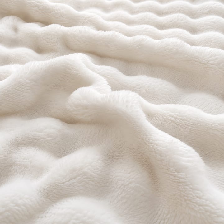 The Wave Stripe Faux Fur Throw
