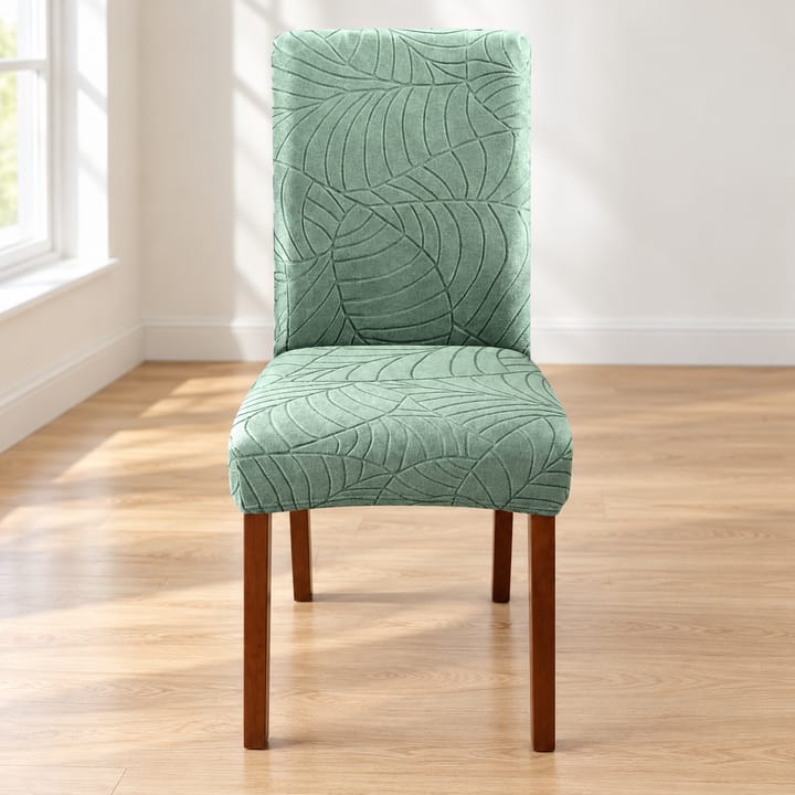 The Leaf Jacquard Dining Chair Cover