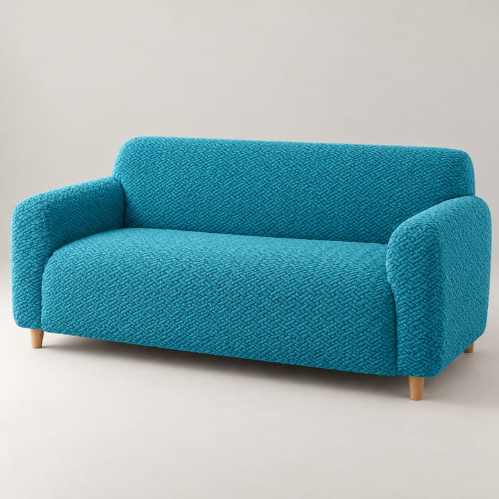 The Basketweave Stretch Sectional Sofa Cover