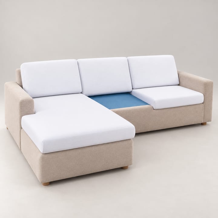 The Smooth Stretch Cushion Cover, White