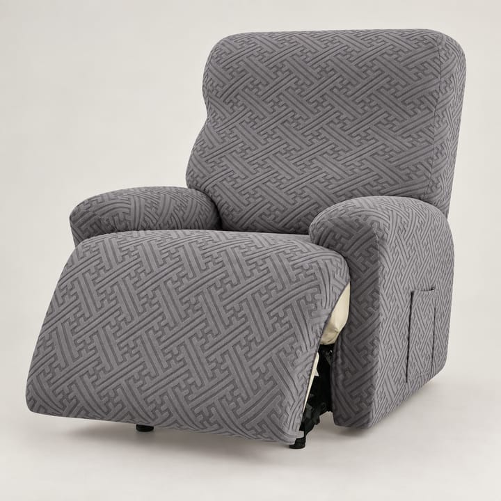 The Split Jacquard Recliner Cover, Gray