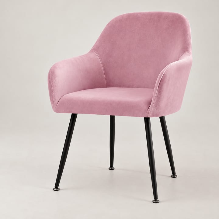 The Velvet Armchair Dining Cover, Pink