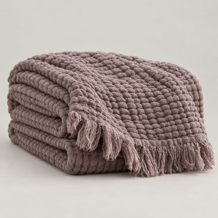 The Fringed Gauze Throw
