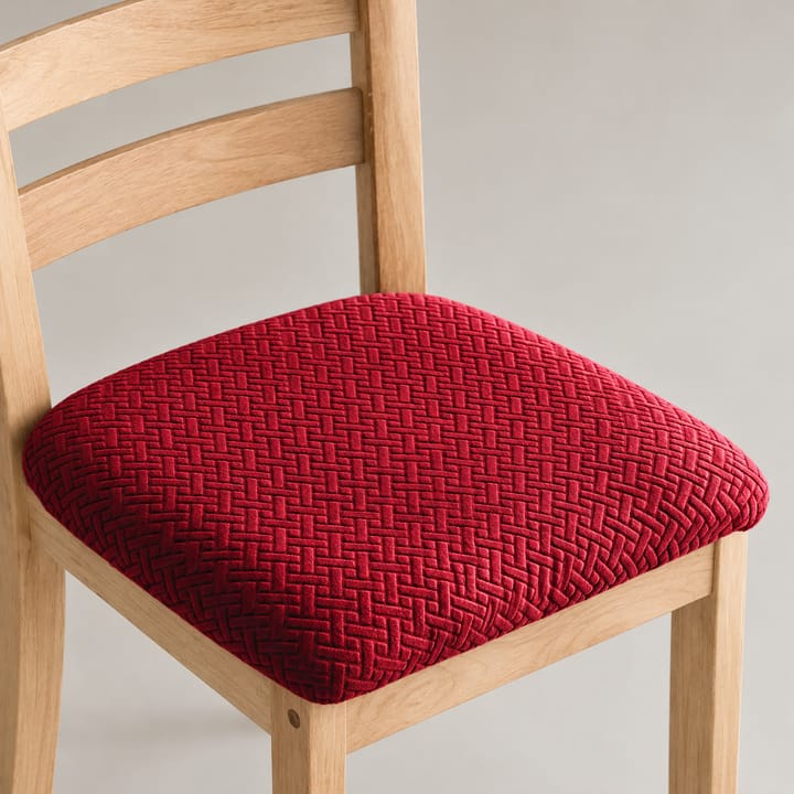 The Chevron Stretch Dining Seat Cover, Burgundy
