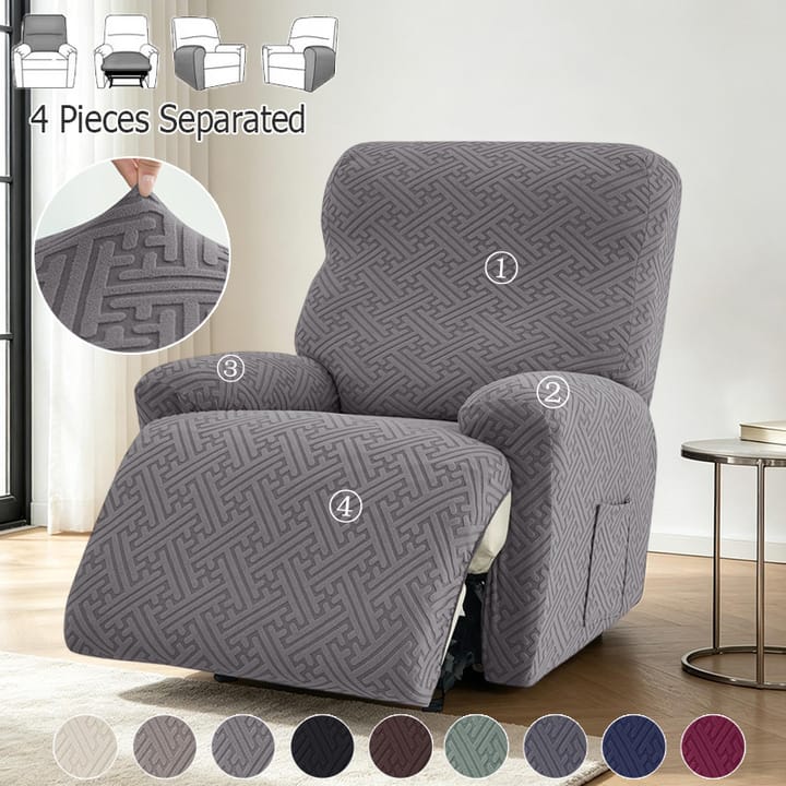 The Split Jacquard Recliner Cover