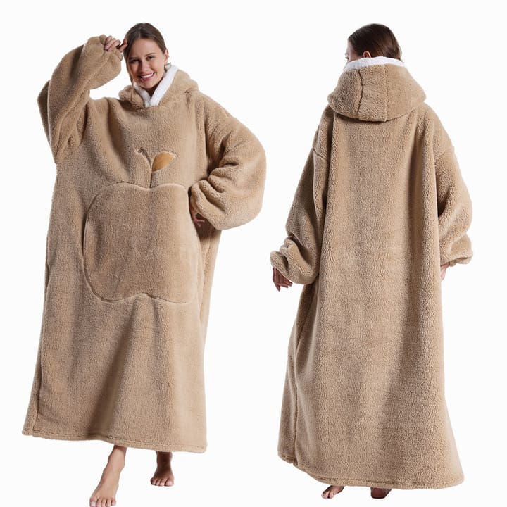 The Hooded Fleece Wearable Blanket, Beige