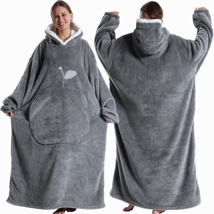The Hooded Fleece Wearable Blanket