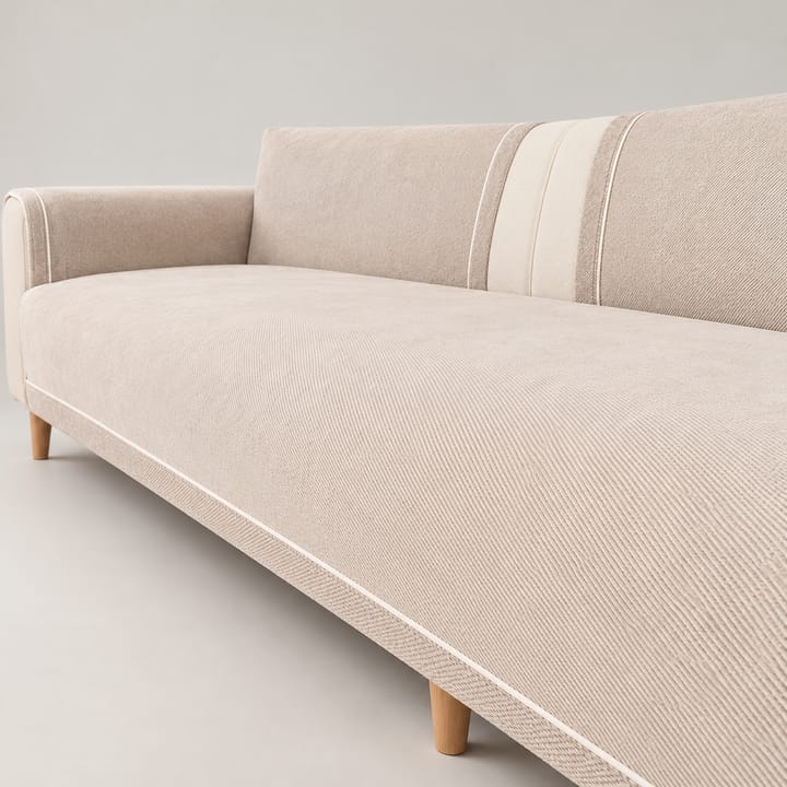The Chenille Non-Slip Sofa Cover, Beige