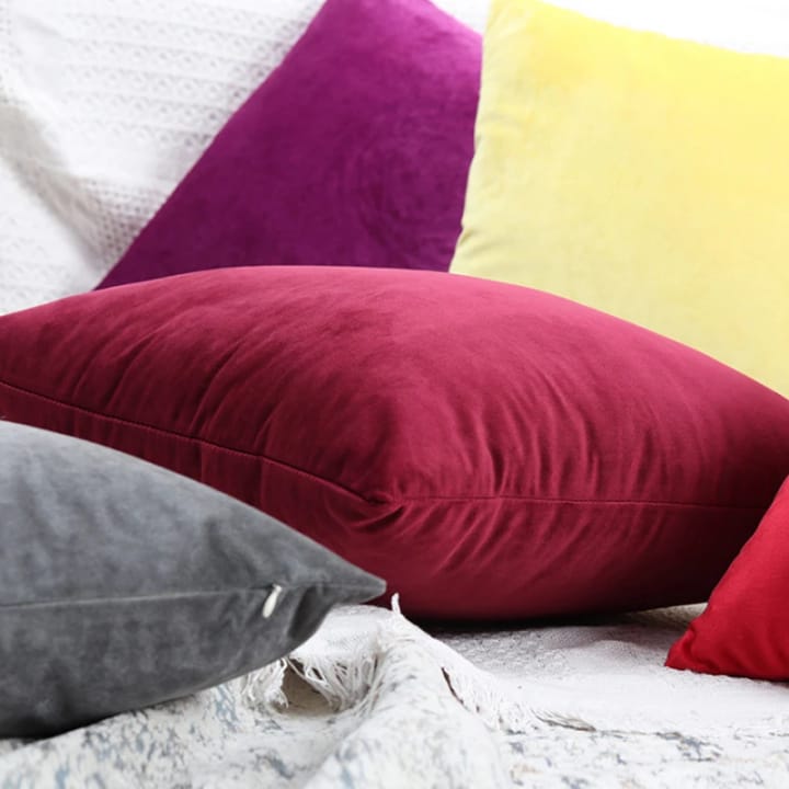 The Solid Velvet Pillow Cover