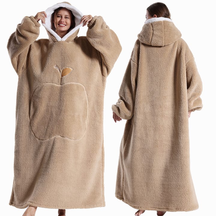 The Hooded Fleece Wearable Blanket
