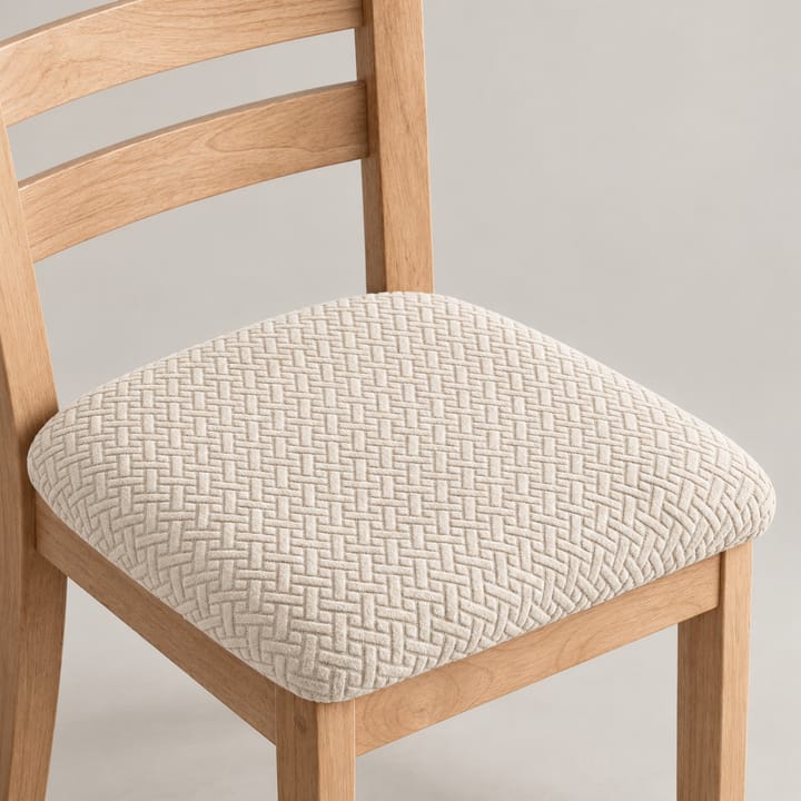 The Chevron Stretch Dining Seat Cover, Beige
