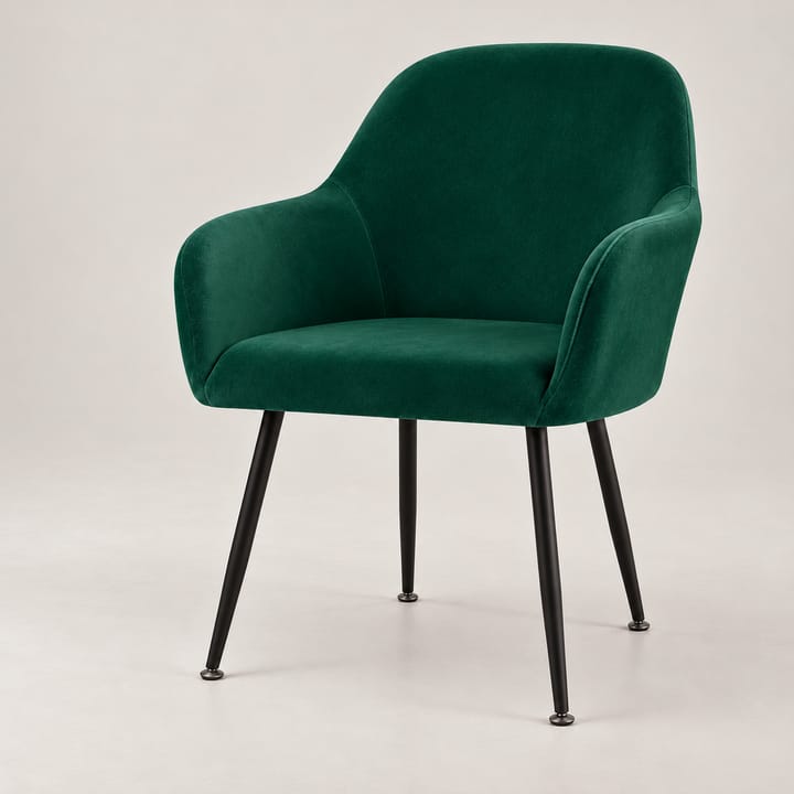 The Velvet Armchair Dining Cover, Dark green