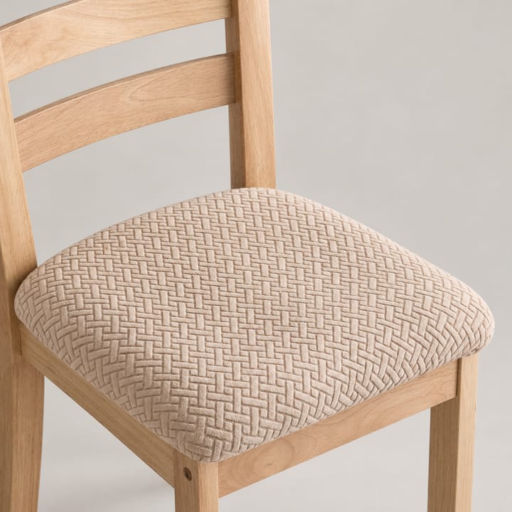 The Chevron Stretch Dining Seat Cover, Khaki