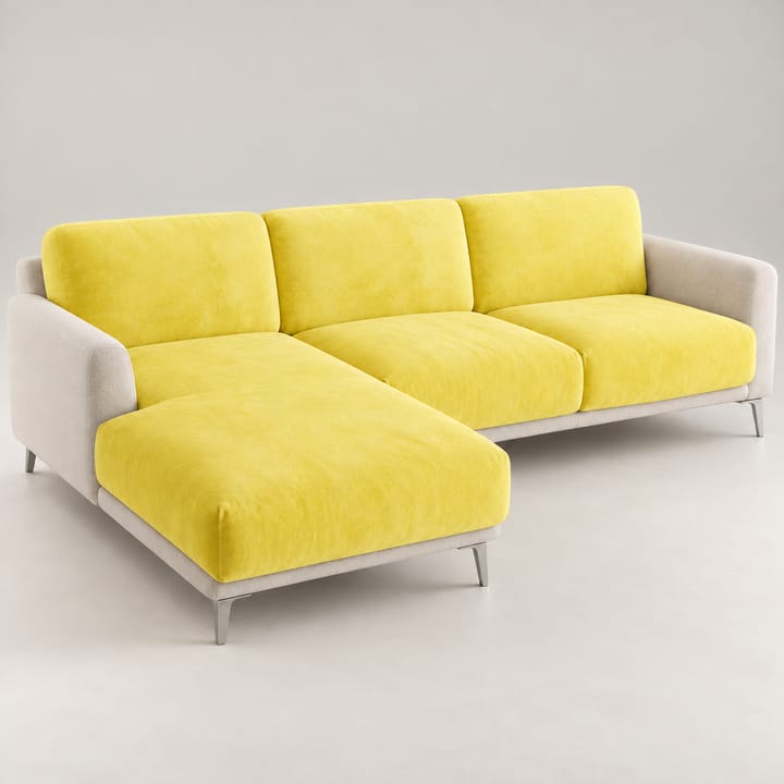 The Plush Velvet Sectional Cushion Cover, Yellow