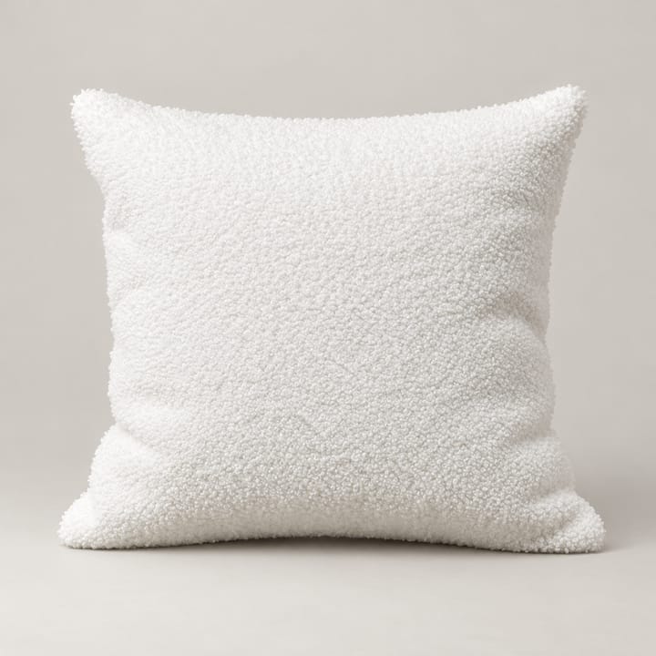 The Teddy Faux Fur Pillow Cover, White