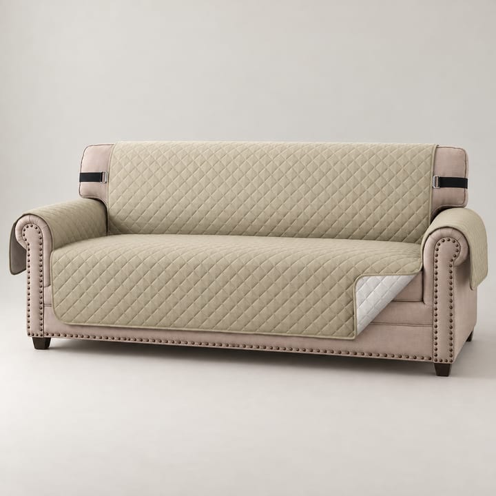 The Water-Resistant Sofa Protector, Sand