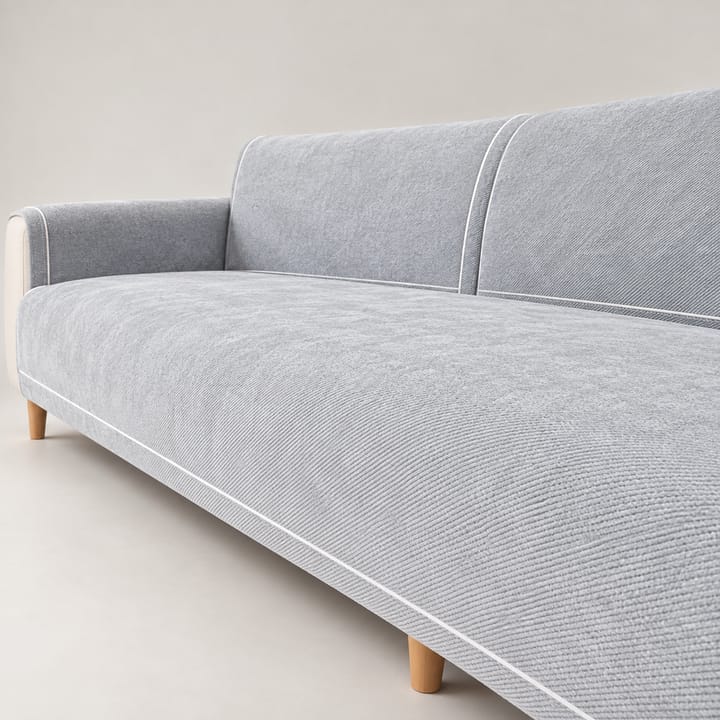 The Chenille Non-Slip Sofa Cover, Light gray