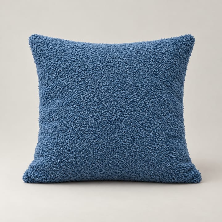 The Teddy Faux Fur Pillow Cover, Blue