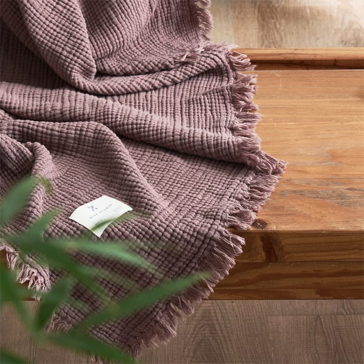 The Fringed Gauze Throw