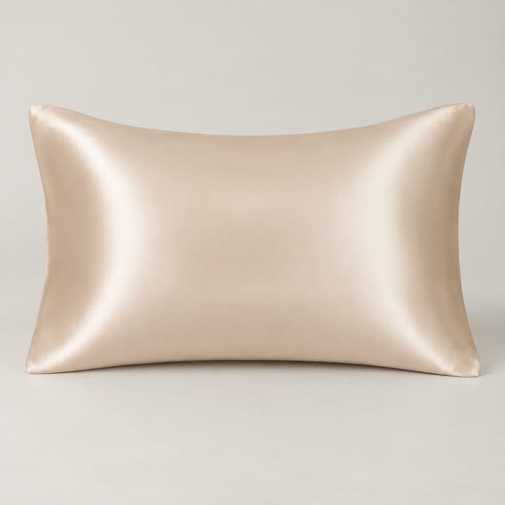 The Silk Satin Pillow Cover, Champagne
