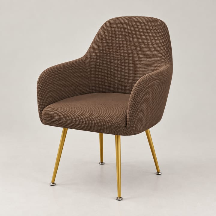 The Corn-Grain Waterproof Chair Cover, Light coffee