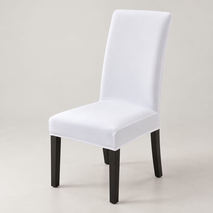 The Stretch Knit Dining Chair Cover, White